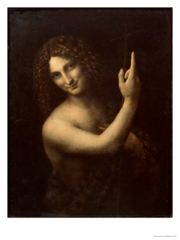 St. John the Baptist, - Leonardo Da Vinci Painting